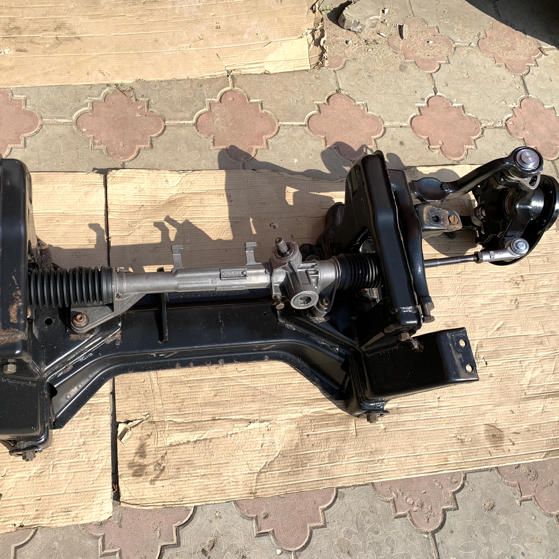 Переборка передней подвески T4 — Volkswagen Transporter T4, 1,9 л, 1994 ...