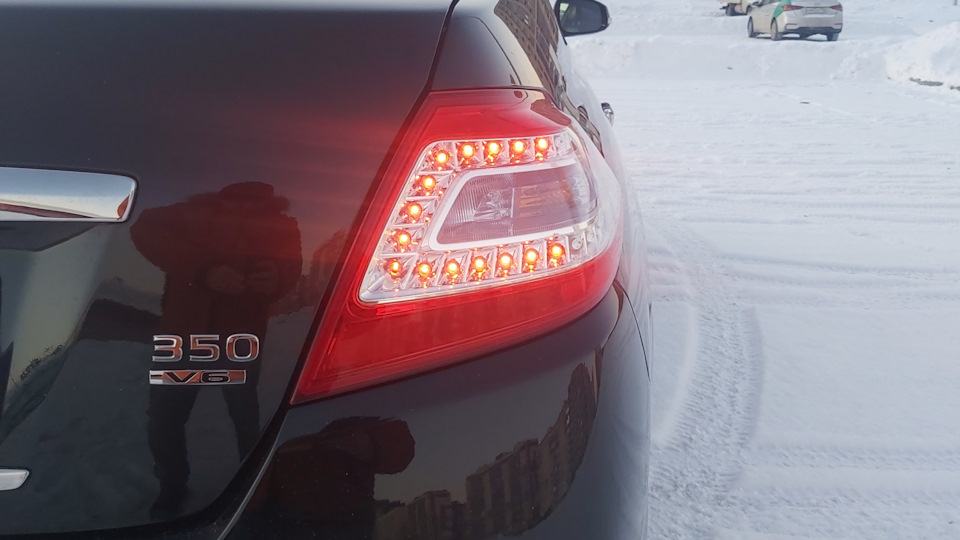 Трасса. Обгон колонны авто. Teana 3.5. — Nissan Teana (J32), 3,5 л ...