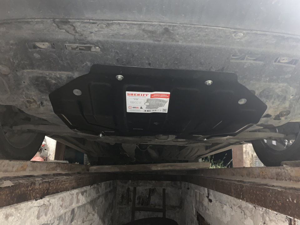 Новая защита картера Sheriff — Hyundai ix35, 2 л, 2011 года | кузовной ...