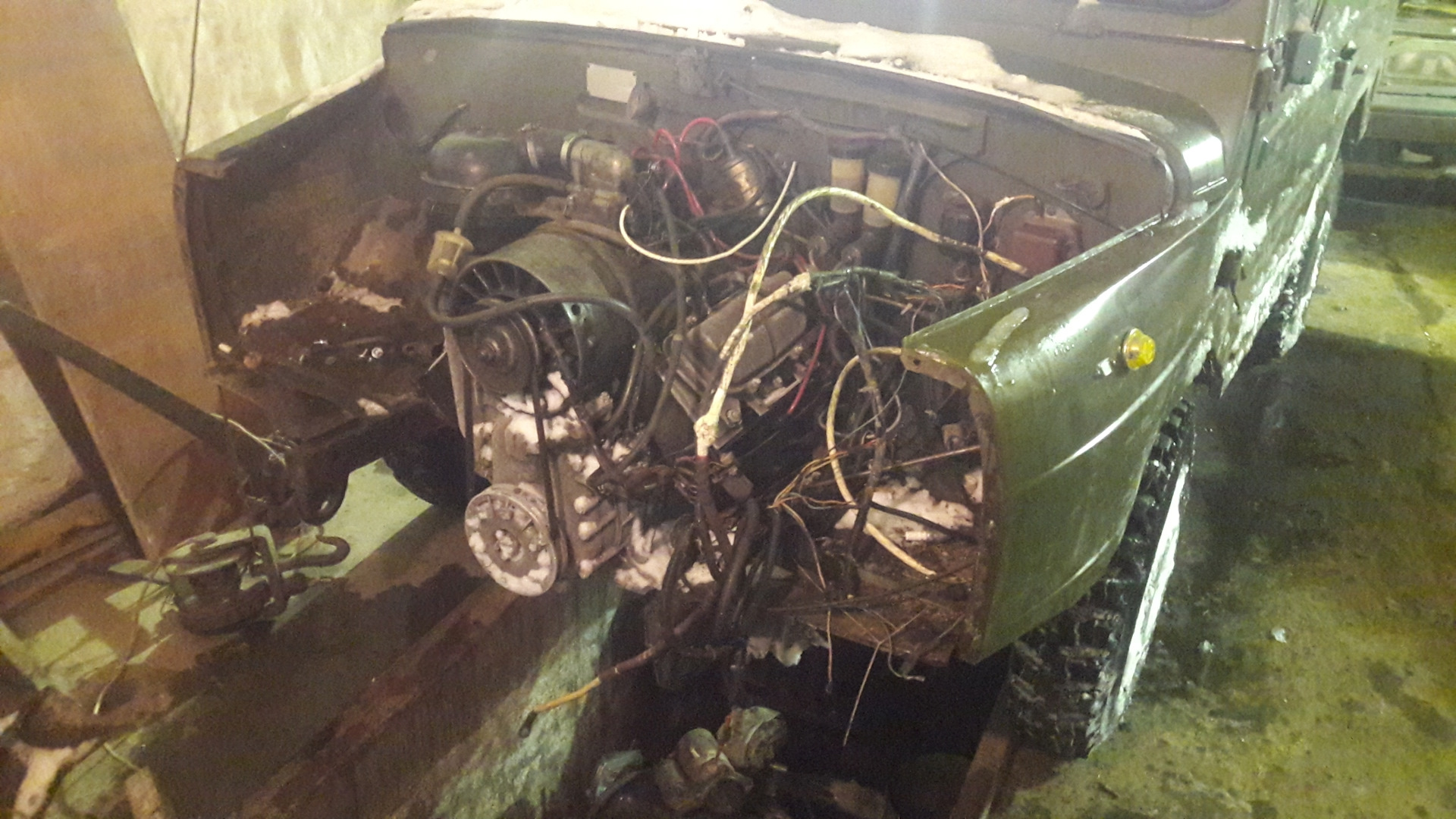 Подготовка к установке двигателя ваз 21013 — ЛуАЗ 969, 1,3 л, 1989 года ...