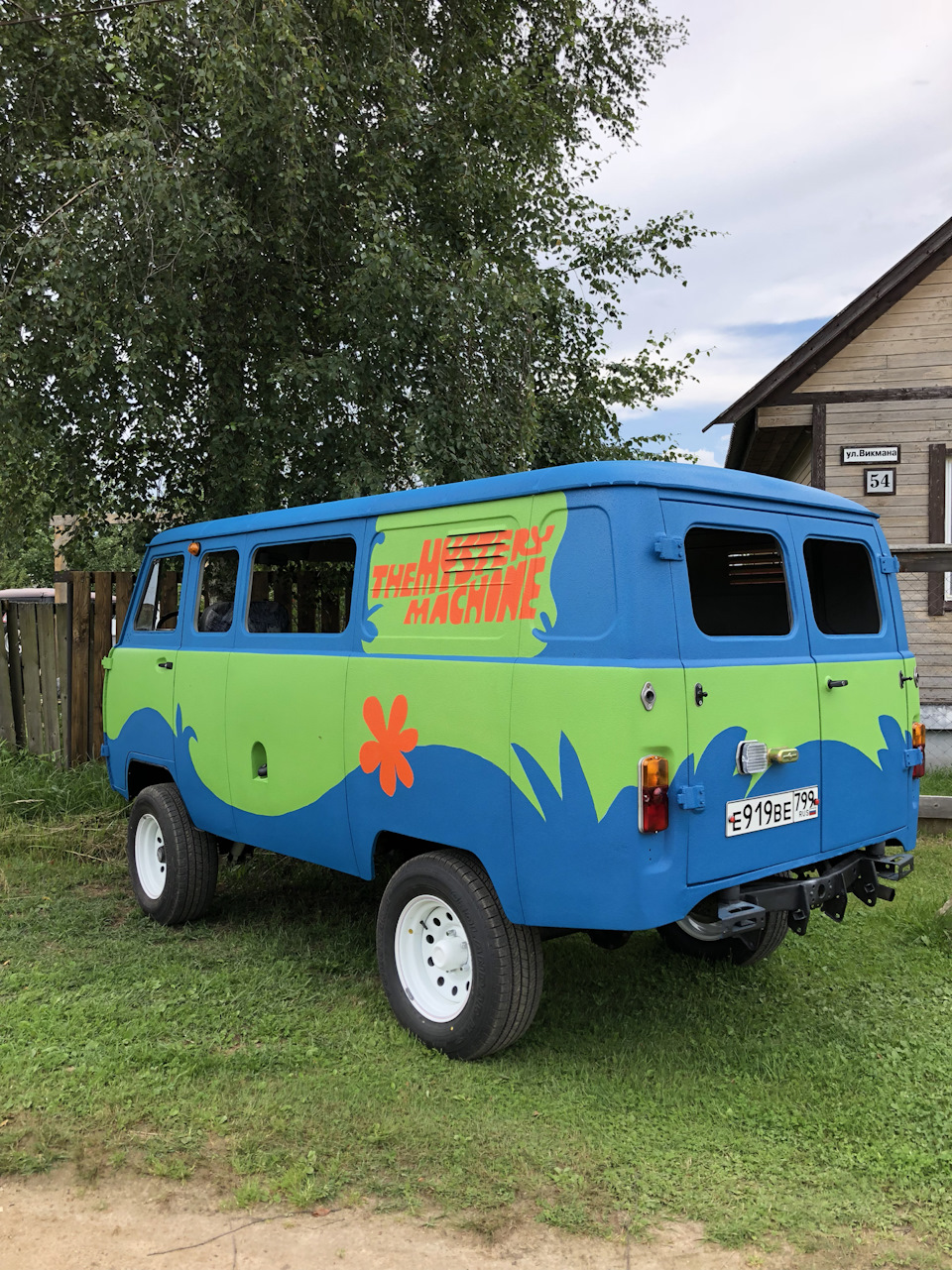 Сборка The Mystery Machine Scooby Doo — УАЗ 3909, 2,9 л, 2003 года |  стайлинг | DRIVE2