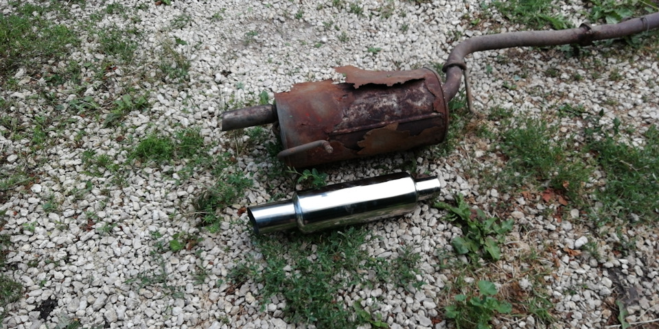 Ремонт глушителя. Стронгер вместо пустоты. — Subaru Forester (SF), 2 л ...