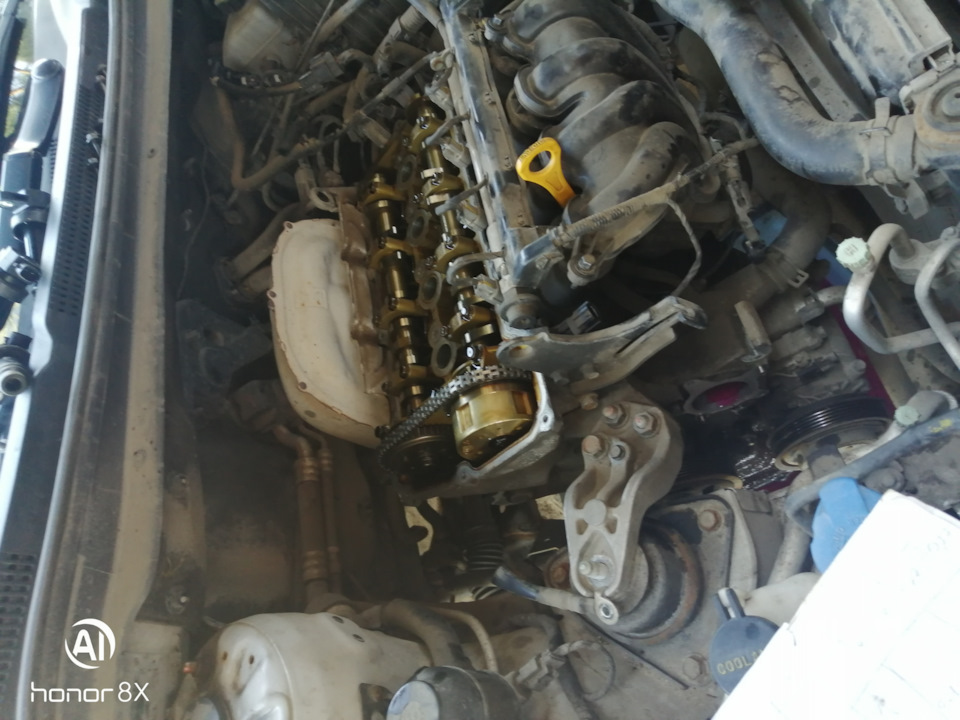 Замена маслосъемных колпачков и регулировка клапанов — KIA Ceed (1G), 1 ...