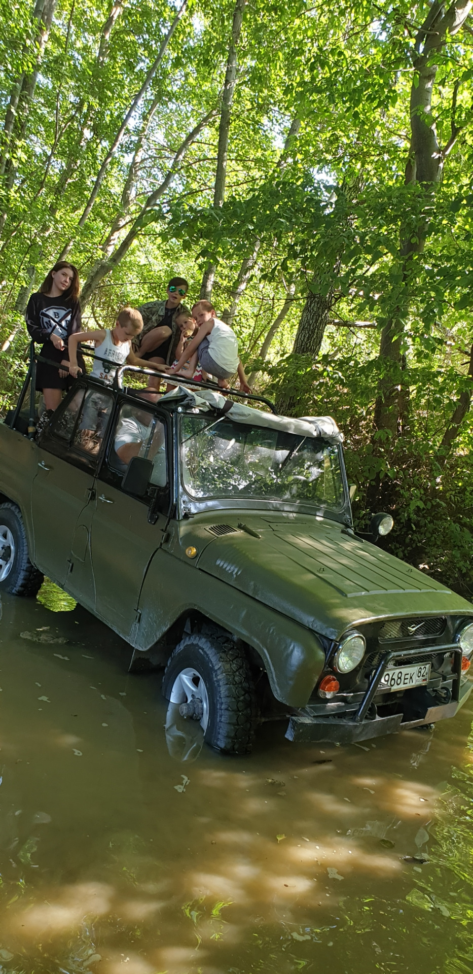 Чуток по водички — УАЗ 469, 2,5 л, 1991 года | покатушки | DRIVE2