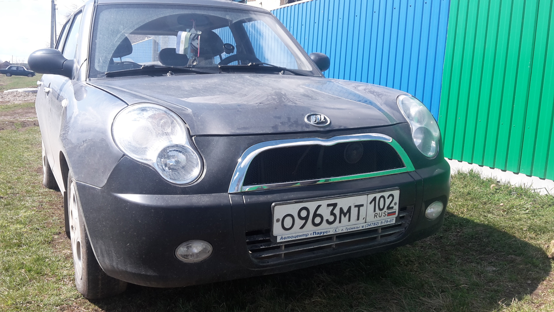 Тюнинг решетки радиатора на Lifan Smily — Lifan 320, 1,3 л, 2013 года ...