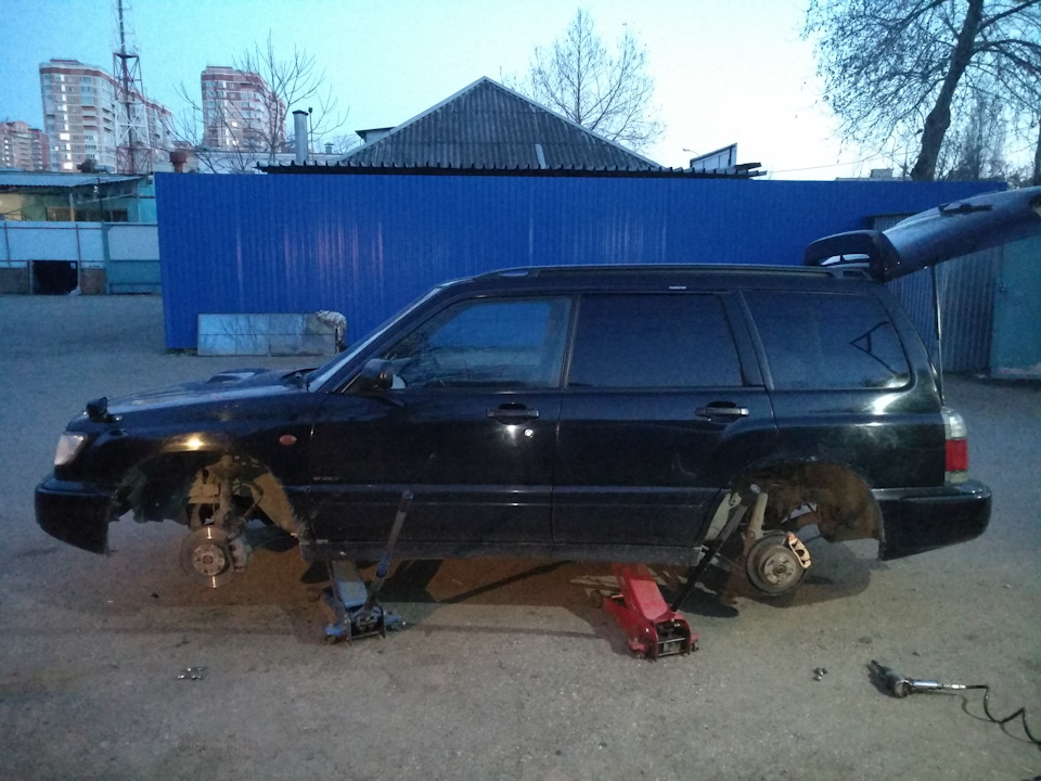 №2 Подкинул резину, немного убрал колхоза — Subaru Forester (SF), 2 л ...