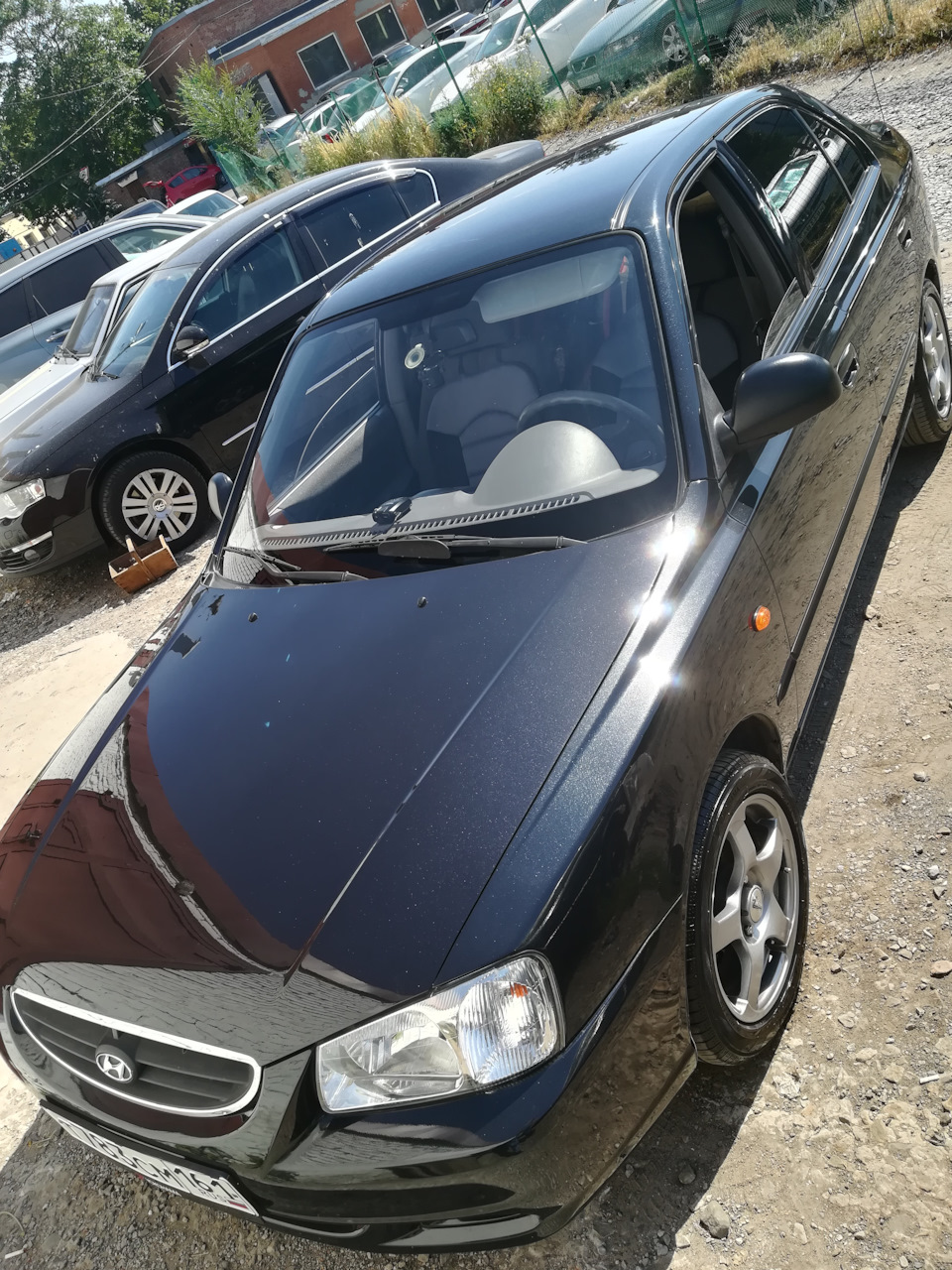 Обновление лкп капота + удаление вмятин + полная полировка авто — Hyundai  Accent (2G), 1,5 л, 2006 года | кузовной ремонт | DRIVE2