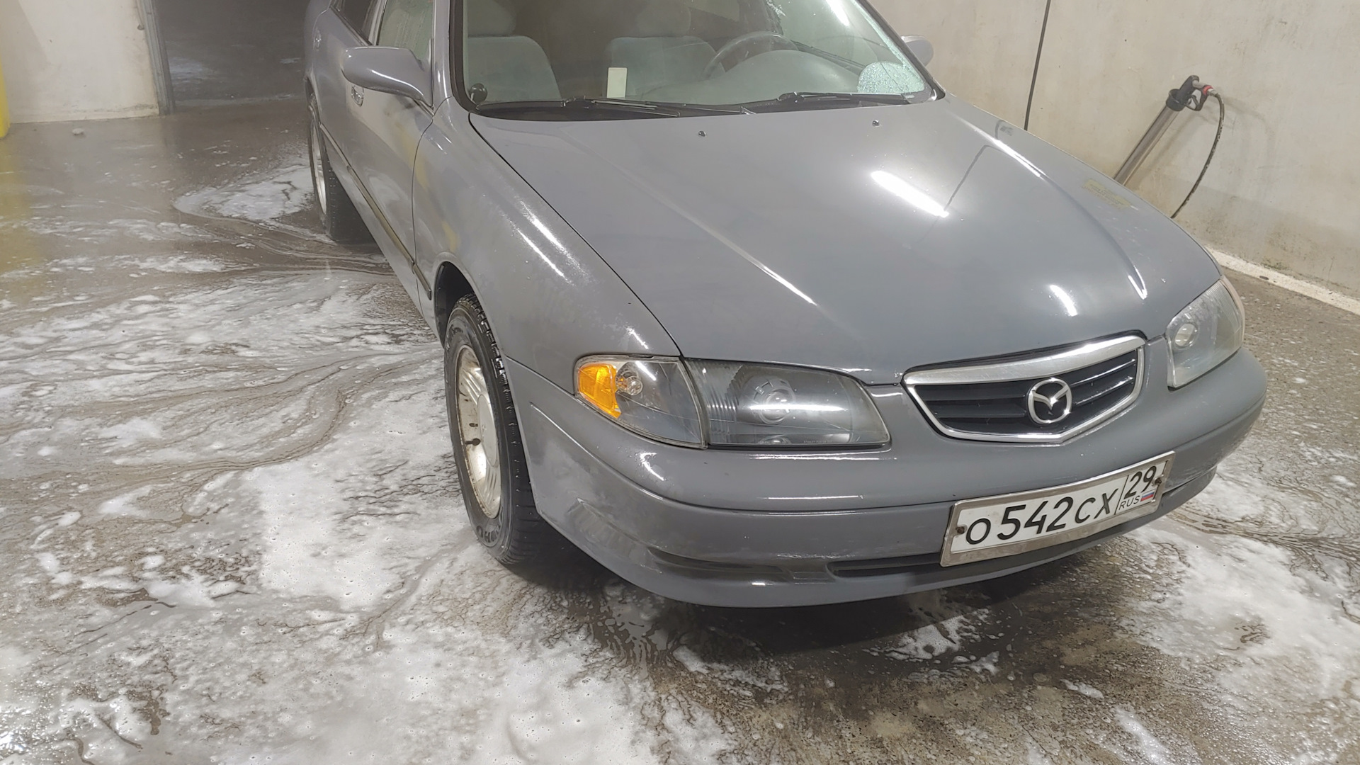 Mazda 626 V (GF) 2.0 бензиновый 2001 | Gray mazda usa на DRIVE2