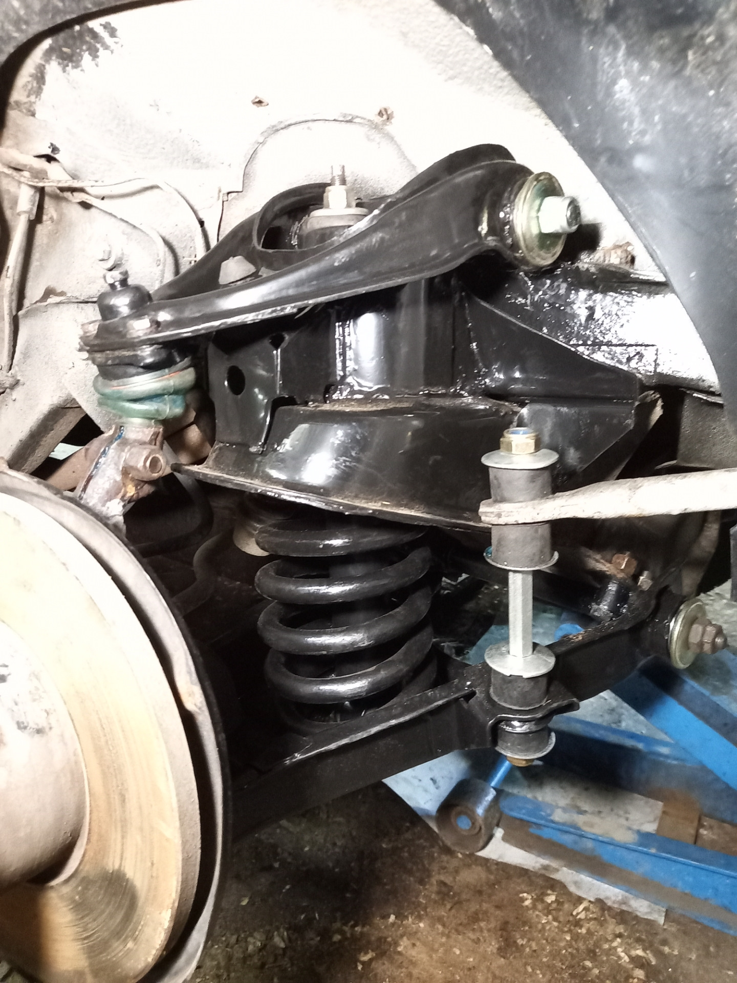 Ремонт передней подвески и регулировка сход-развала — Москвич 2140 SL ...