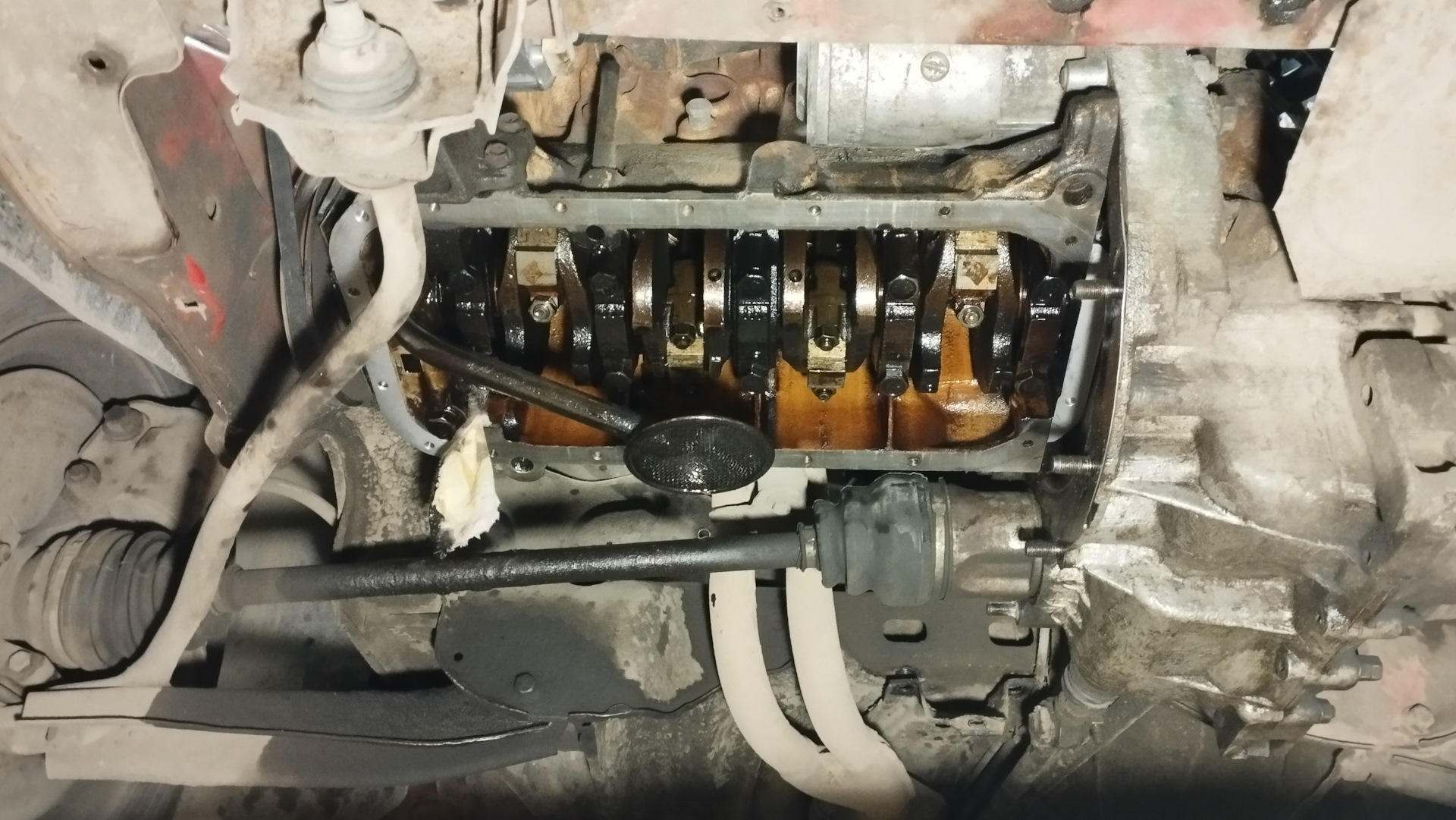 24-08-2023 Замена прокладки поддона, замена масла ДВС. — ЗАЗ 1105, 1,1 ...