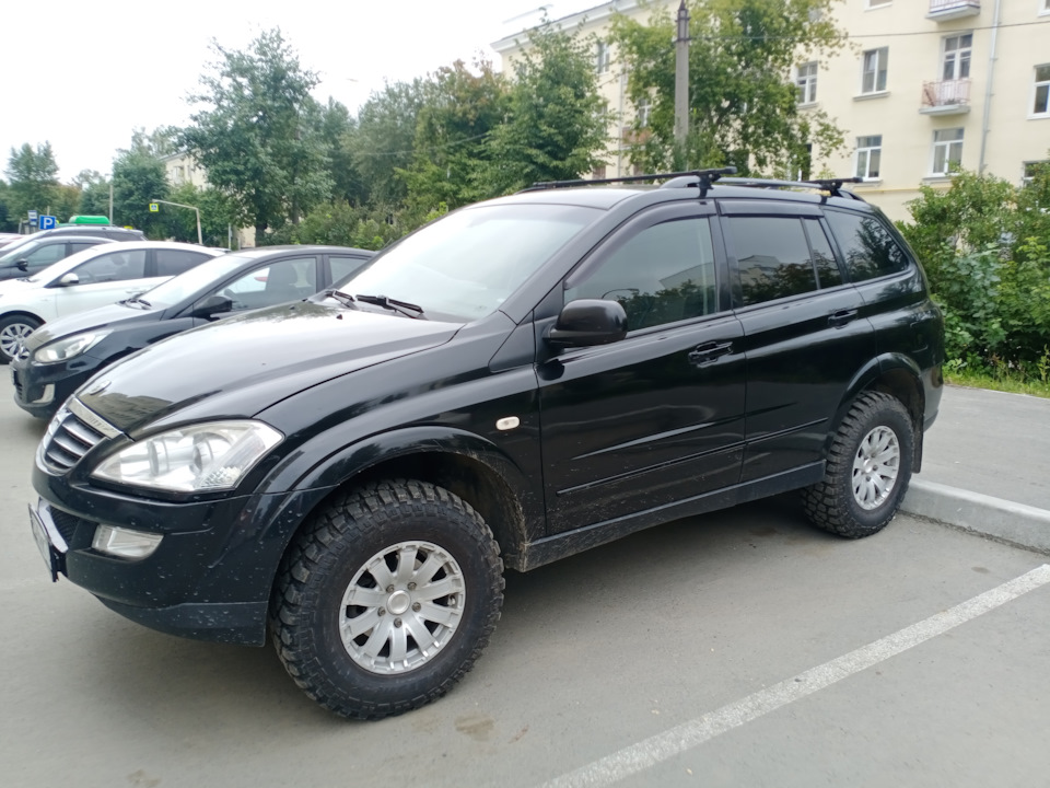 43. Увеличенные проставки от Шеви нива — SsangYong Kyron, 2,3 л, 2008 ...