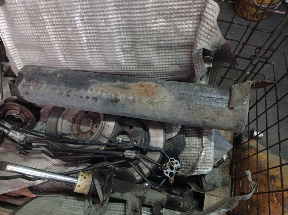 Замена ресивера на нержавейку. — Land Rover Discovery III, 2,7 л, 2008 ...