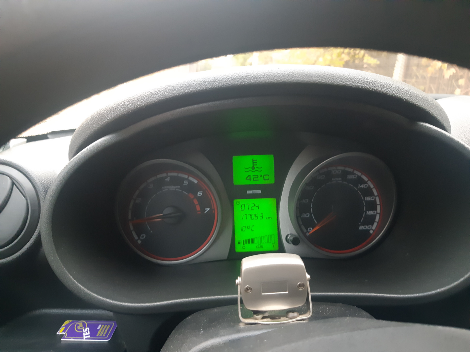 Новый щиток приборов от калины и КК — Lada Гранта, 1,5 л., 2015 года ...