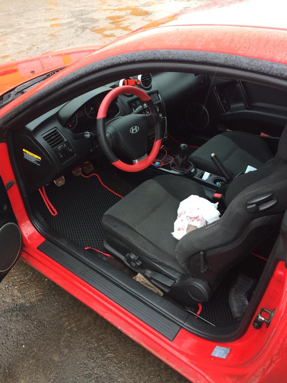 Коврики ева от даффкар — Hyundai Coupe (GK), 2 л, 2003 года | стайлинг ...