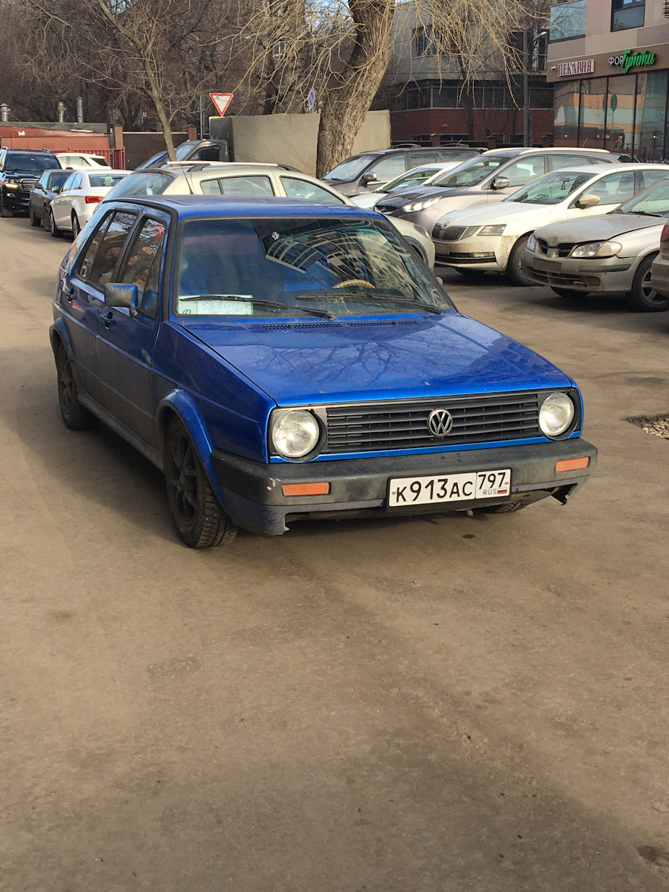 Решетка и Фары — Volkswagen Golf Mk2, 1,8 л, 1987 года | стайлинг | DRIVE2