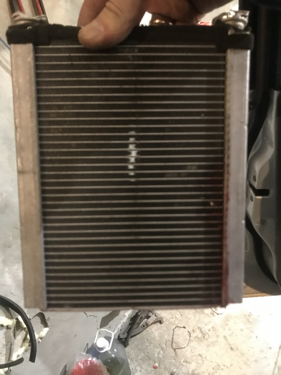 Течь радиатора передней печки. Ленд крузер 100 — Toyota Land Cruiser ...