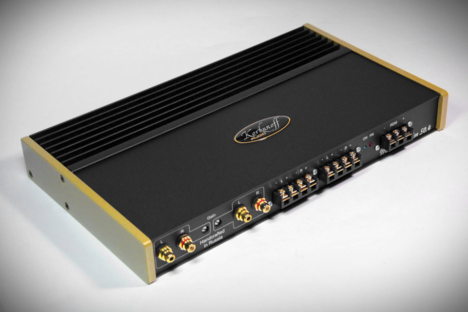 Korkunoff Audio Master Unlim 50.4, класс AB, 4 x 50 Вт, снят с производства, крайняя цена 39000р — Lada Приора Купе
