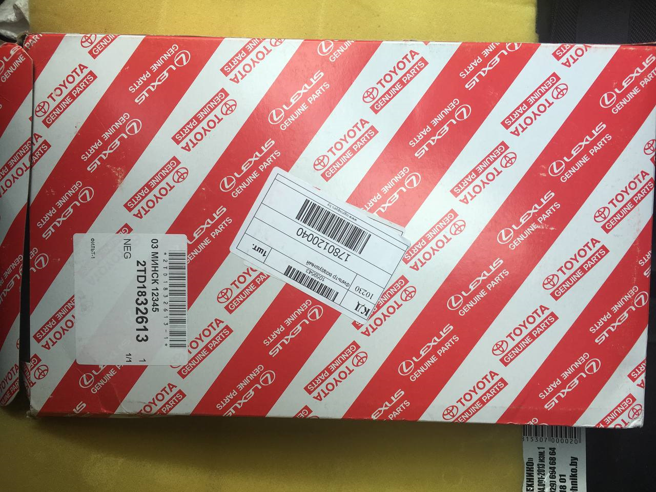 #47 Заменил воздушный фильтр на Toyota 1780120040 — Toyota Camry (XV30 ...