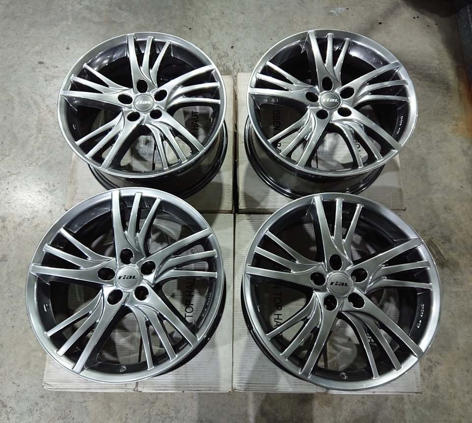 Литые диски RIAL 8Jx18 ET35 5x120 на BMW 3 series (E90), BMW 3 series  (F30), BMW 5 series (F10), BMW X1 (E84), BMW X5 (E53). | 30 000 ₽ в городе  Тюмень | DRIVE2