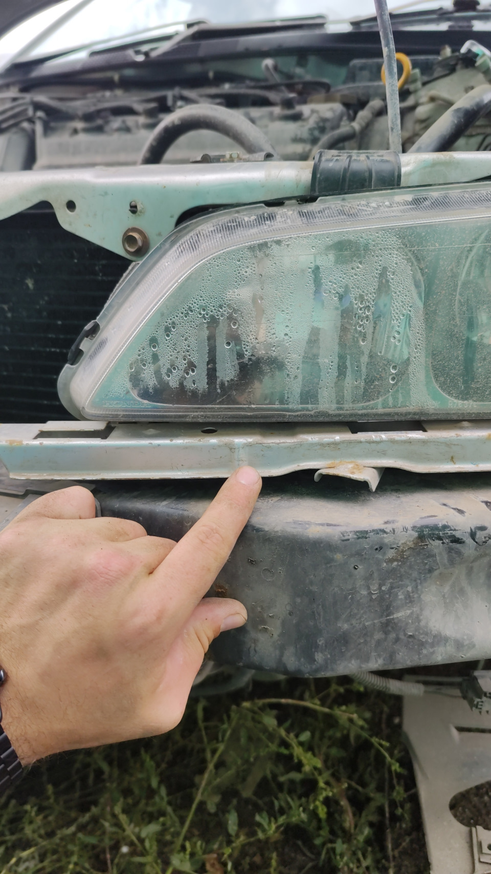 Запотела фара — Honda Accord (6G), 2 л, 2002 года | кузовной ремонт ...