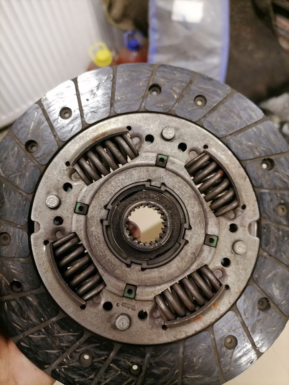 Старая сцепа — Lada Приора хэтчбек