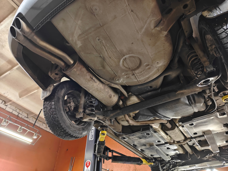 Выхлоп на 63-й трубе поло седан 1,4tsi — Volkswagen Polo Sedan, 1,4 л ...