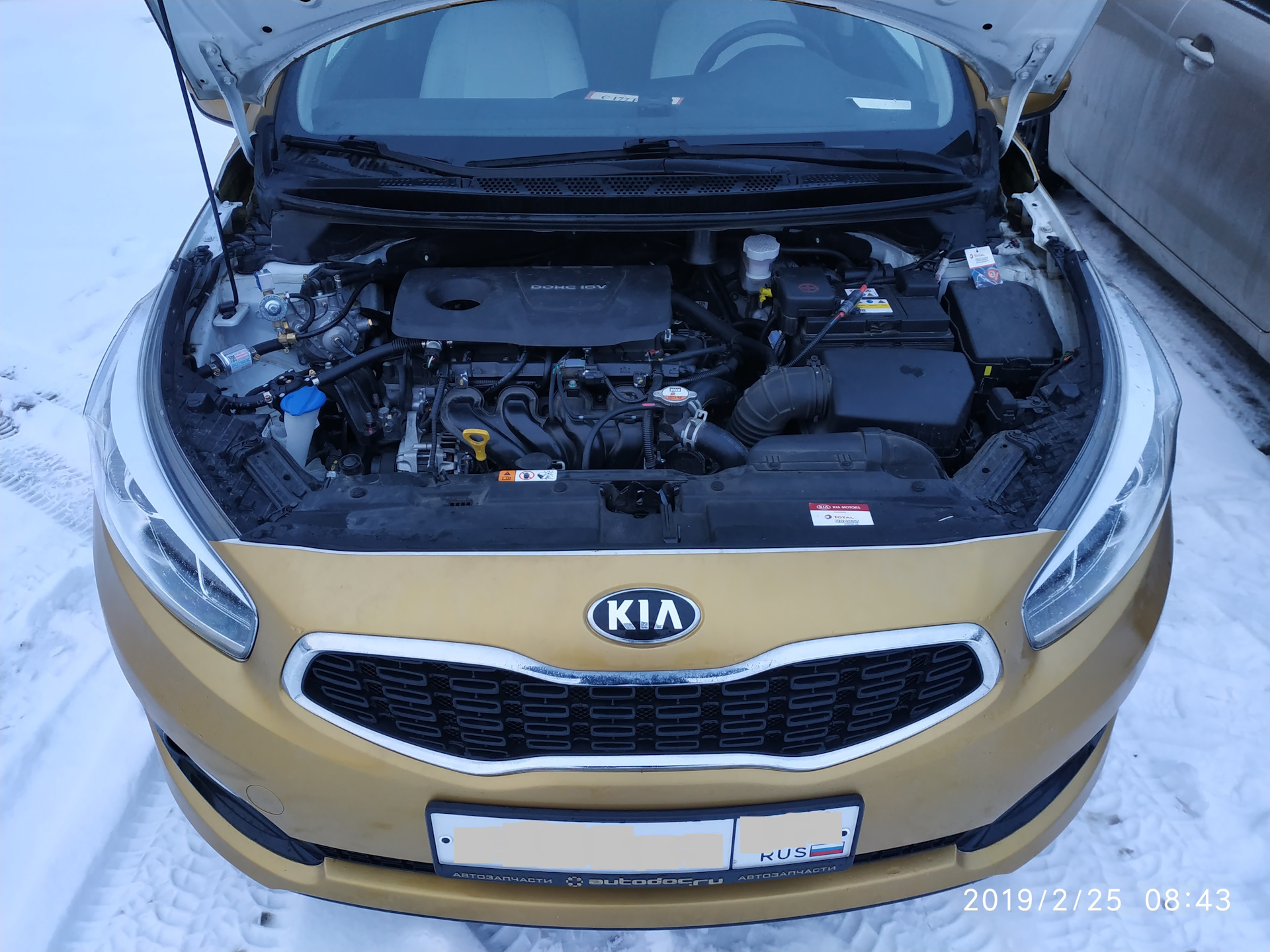 Установка ГБО. — KIA Ceed SW (2G), 1,6 л, 2018 года | визит на сервис |  DRIVE2