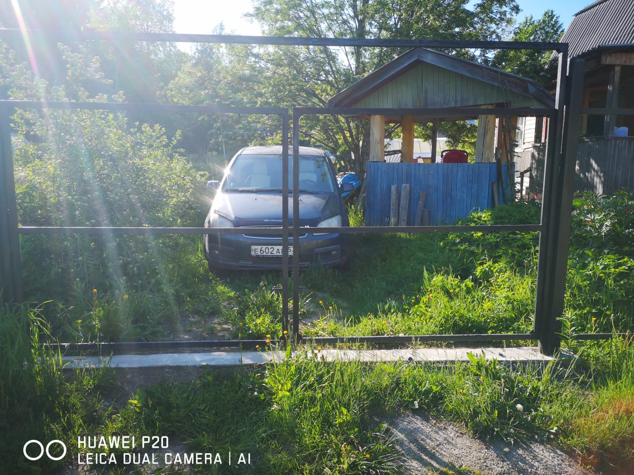 Ворота с калиткой на дачу. — DRIVE2