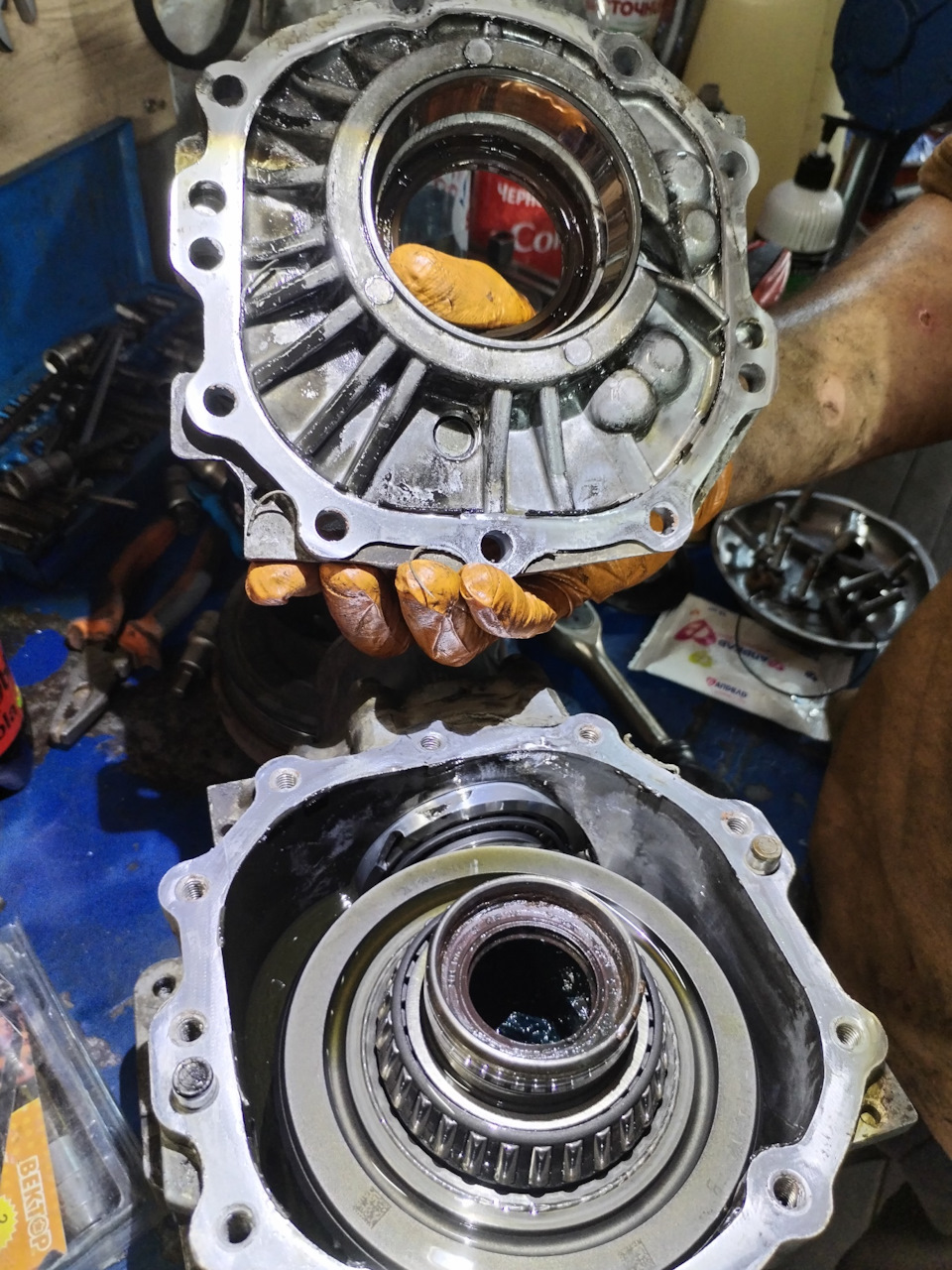 И вуаля… Состояние потрохов на 132900км… — KIA Sorento (2G)