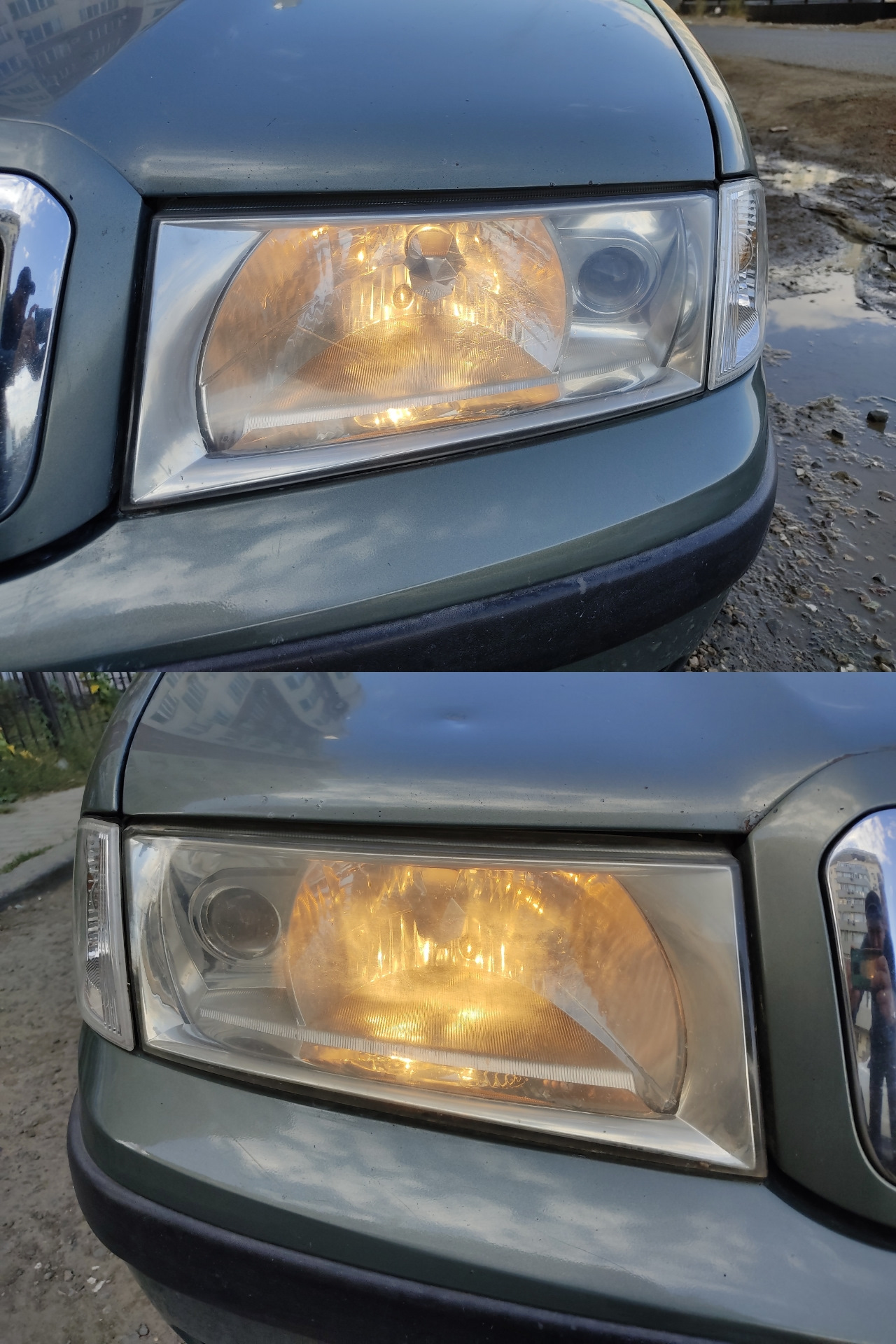 Вот короче после ЛАВР РЕСТАВРАТОР ФАР — Skoda Octavia A4 Mk1, 1,8 л ...