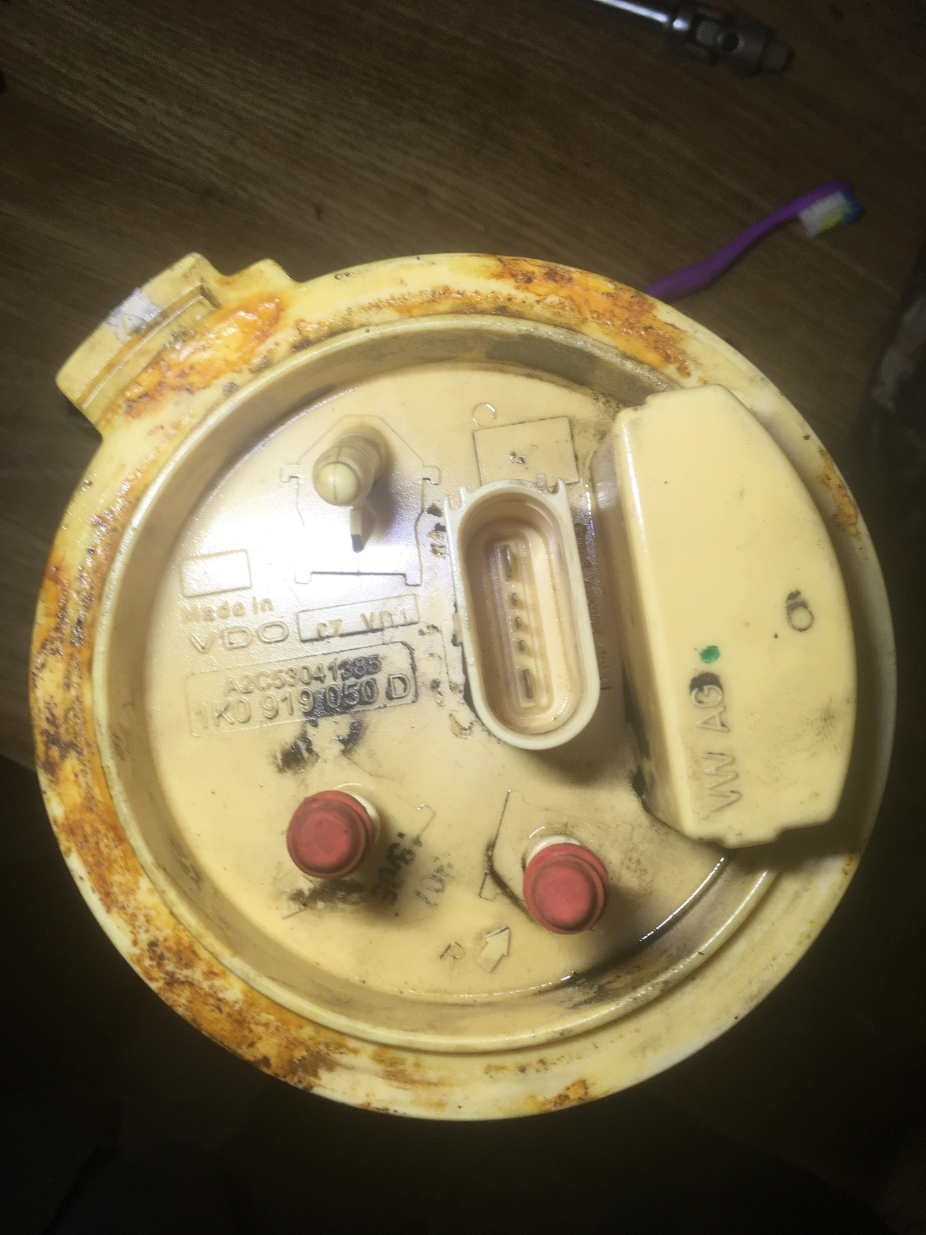 Чистка заборника в баке — Skoda Octavia A5 Mk2, 1,9 л, 2005 года ...