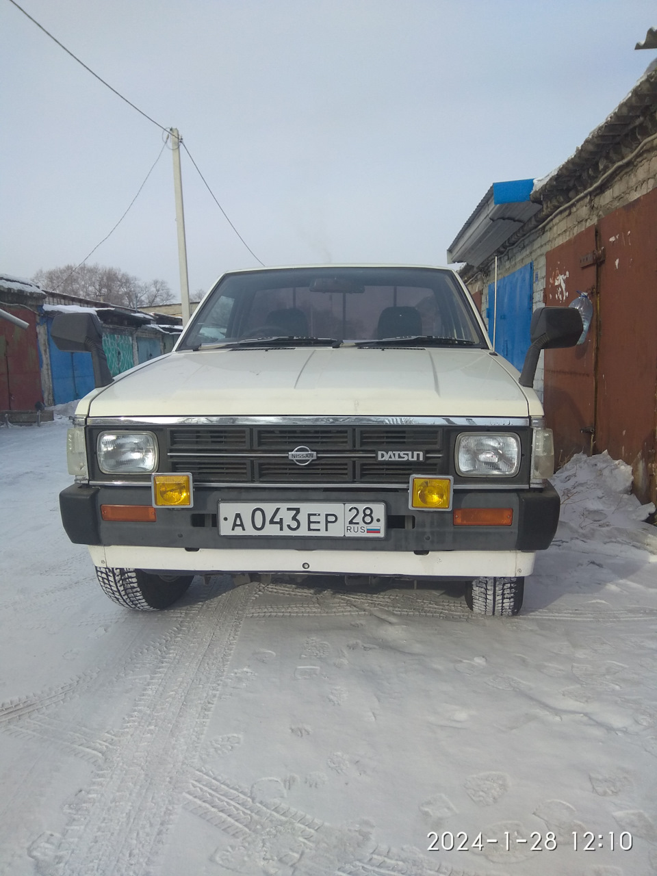 Размяли колёса, после долгой спячки. — Nissan Datsun (D21), 1,6 л, 1988  года | просто так | DRIVE2