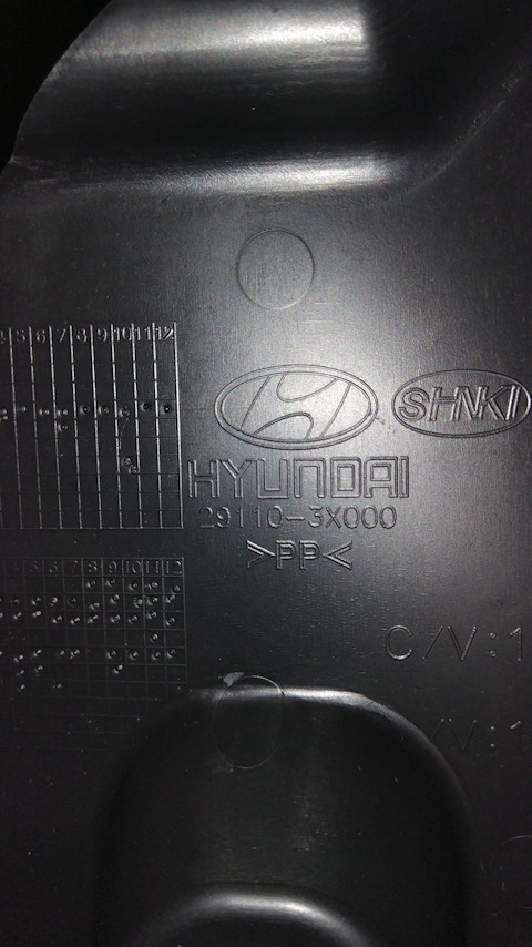 291103X000 ЗАЩИТНАЯ ПАНЕЛЬ КАРТЕРА KIA HYUNDAI | Запчасти на DRIVE2