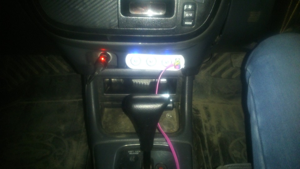 тройник вместо пепельницы — Honda Orthia, 2 л, 1996 года | аксессуары ...