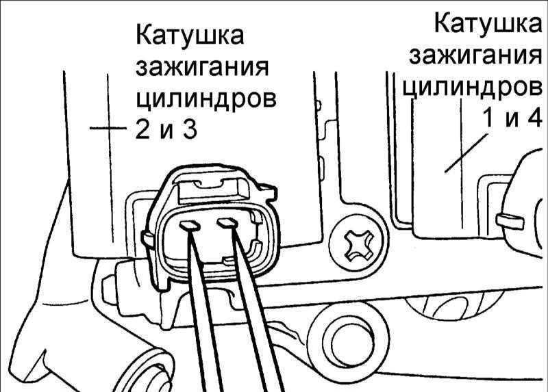 Как снять провода с катушки зажигания