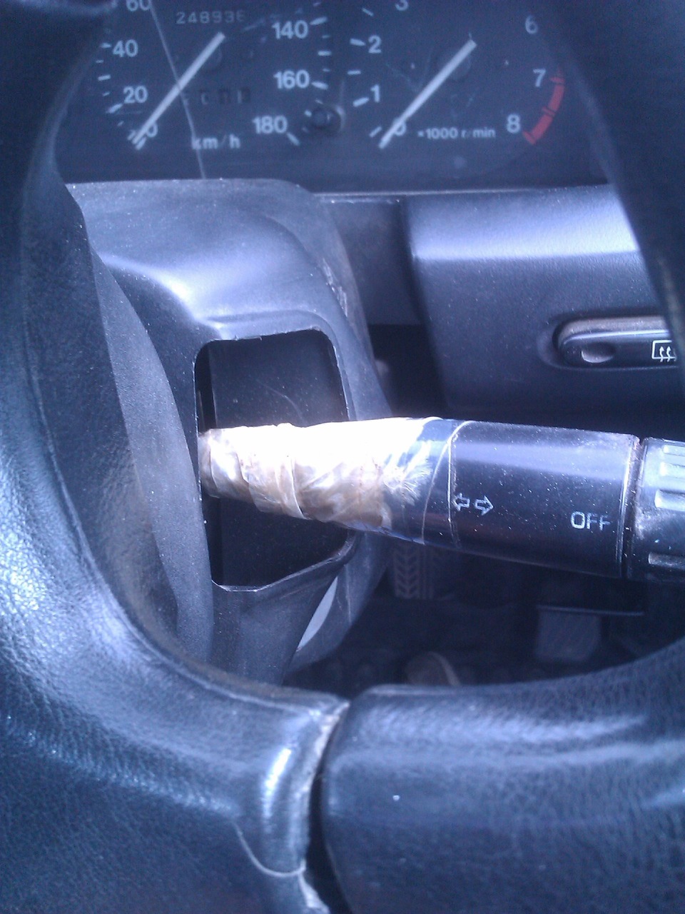 Ремонт подрулевых переключателей. — Mazda MX-3, 1,5 л, 1994 года ...