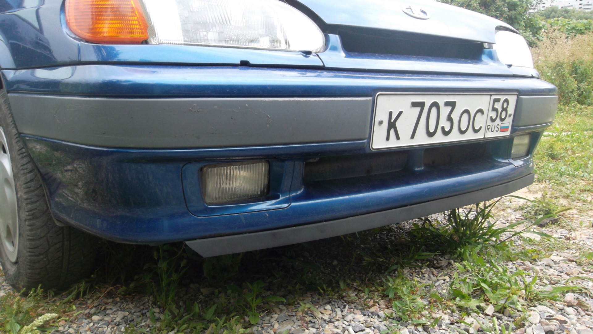 Губа на передний бампер — Lada 2115, 1,6 л, 2005 года | стайлинг | DRIVE2