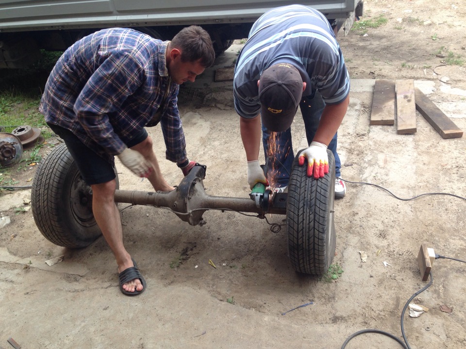 Установка вольво моста — ГАЗ 24, 2,4 л, 1983 года | своими руками | DRIVE2