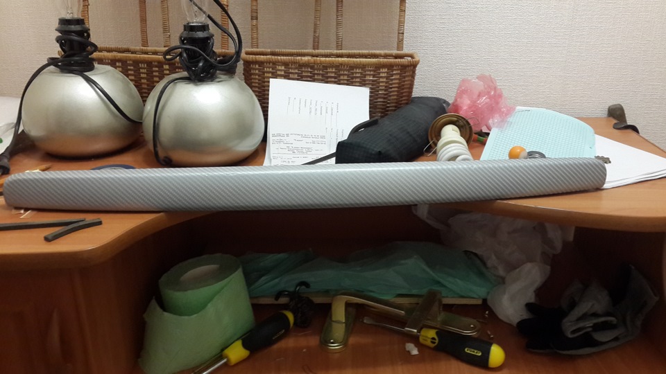 Обтяжка панели багажника. — Lada Приора седан, 1,6 л, 2011 года ...