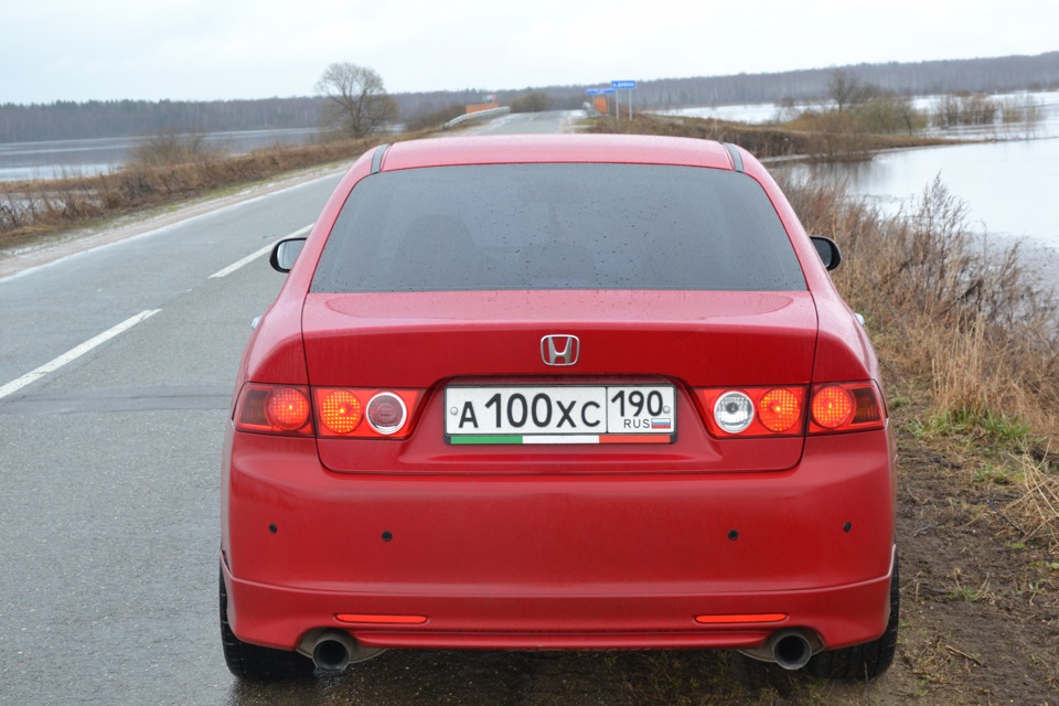 Рамка под номер. — Honda Accord (7G), 2,4 л, 2003 года | стайлинг | DRIVE2