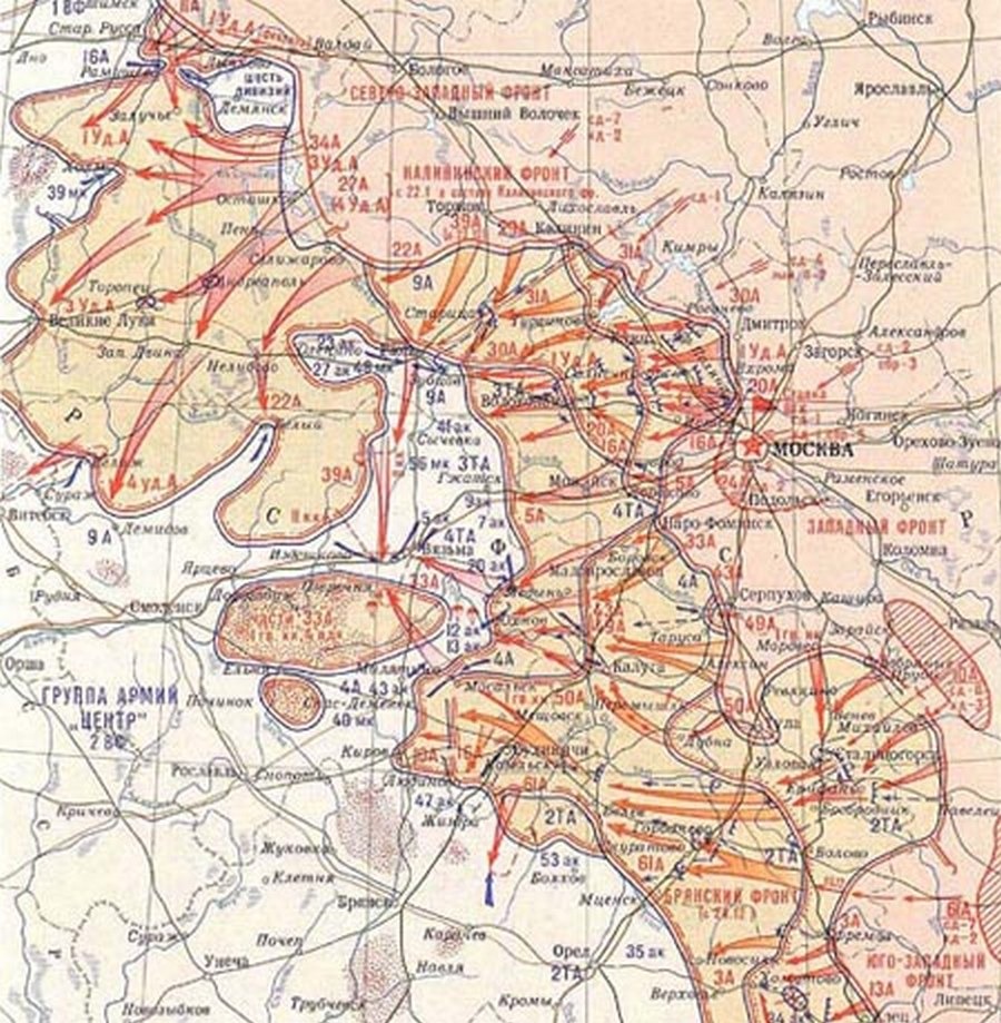 Военная карта москвы