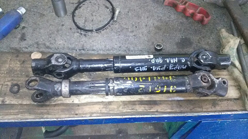 Появился люфт руля((( — УАЗ 31512, 2,4 л, 2004 года | своими руками ...