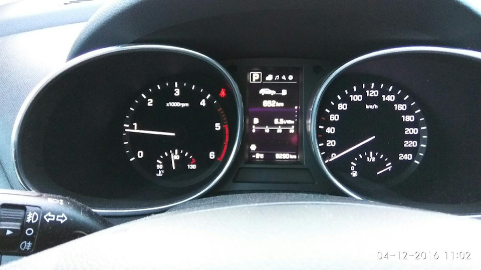 Расход топлива — Hyundai Santa Fe (3G), 2,2 л, 2015 года | наблюдение ...