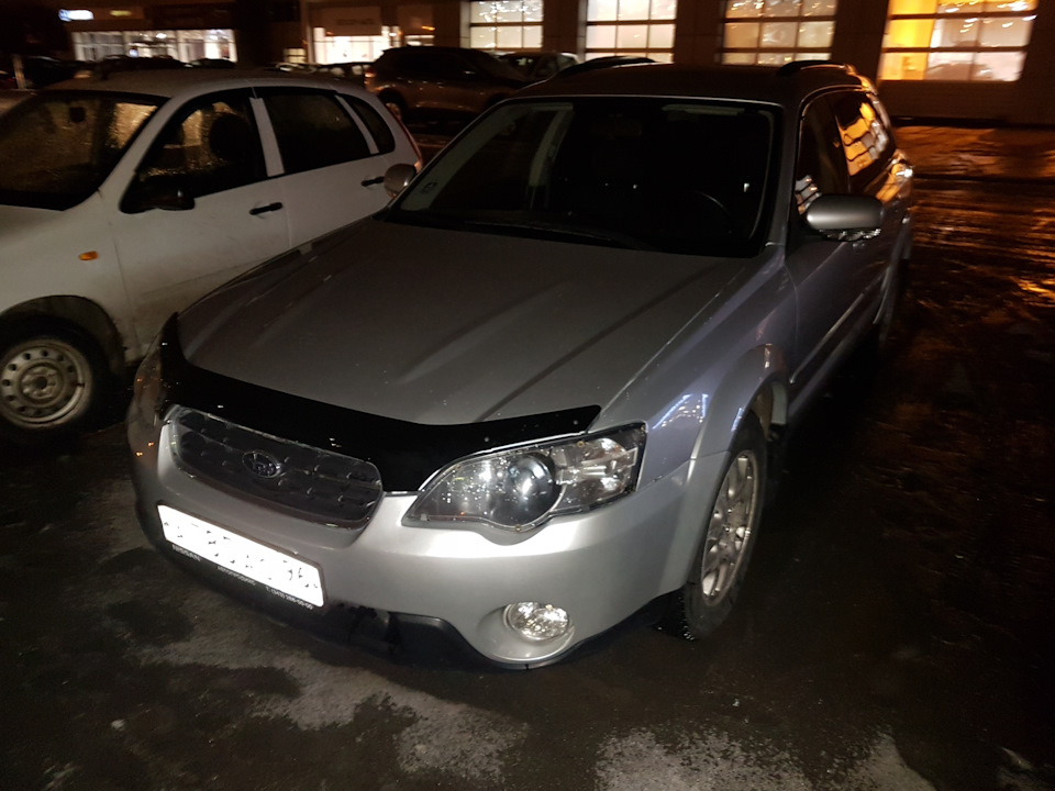 Дефлектор капота — Subaru Outback (BP), 2,5 л, 2004 года | аксессуары ...