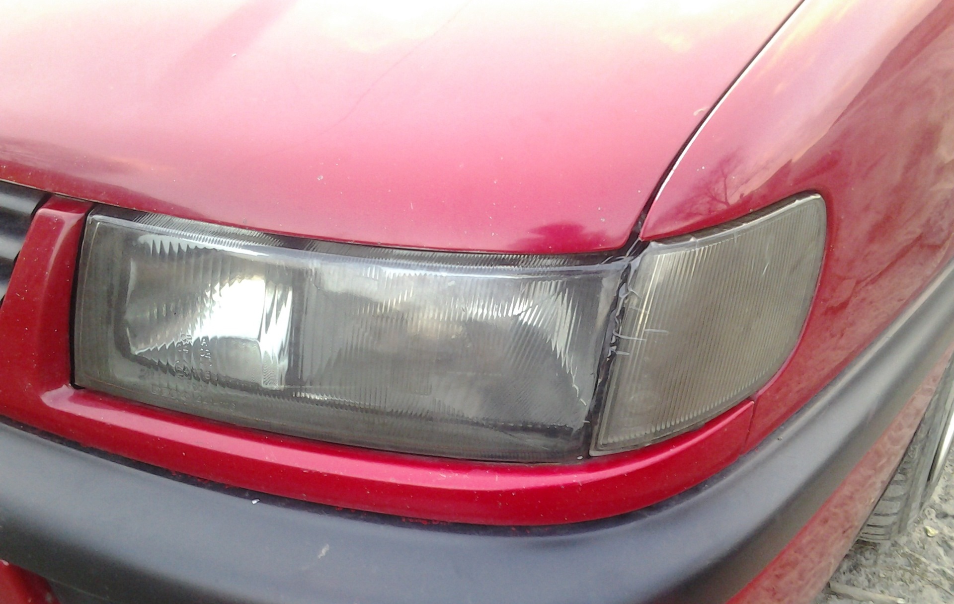 14.тонування фар — Volkswagen Passat B4, 2 л, 1994 года | тюнинг | DRIVE2