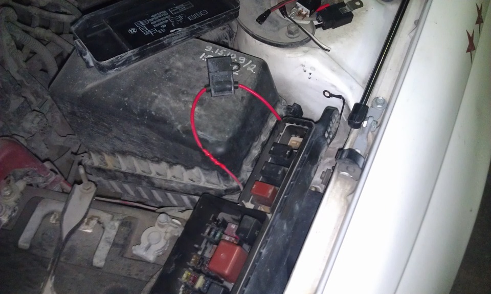 Ксенон В ПТФ И Подключение ПТФ Через Родное Реле — Toyota Caldina (190 ...