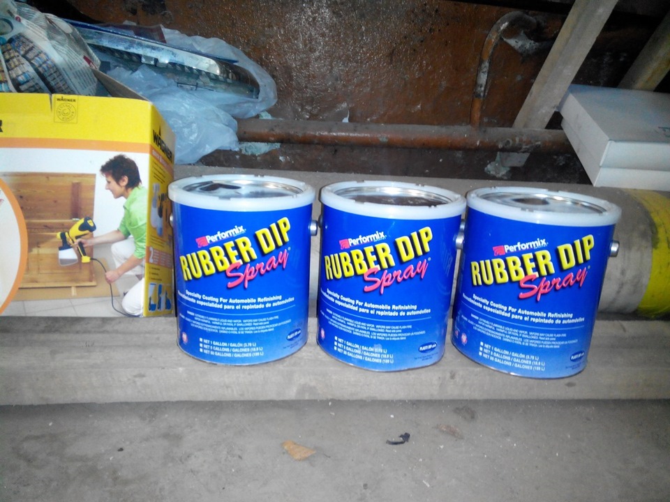 начинаем ремонт и готовим к покраске жидкой резиной) — DRIVE2