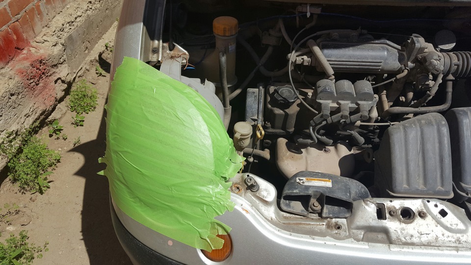 И тут заклеила — Daewoo Matiz (M100/M150)