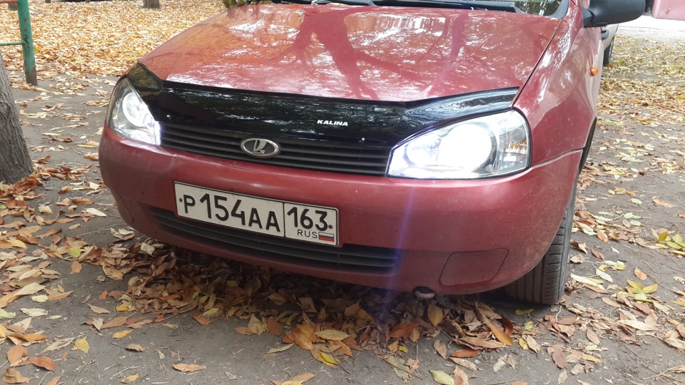 Диодные лампочки в габариты — Lada Калина седан, 1,6 л, 2006 года ...