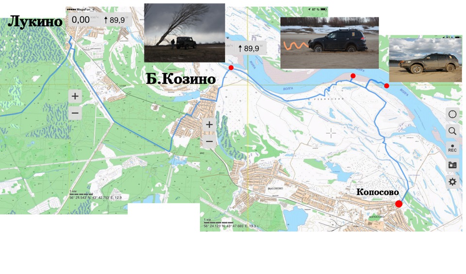 Б козино нижегородская область карта